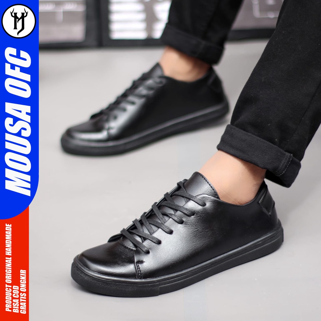 Sepatu Sneaker Kasual Kulit Syntetic Pria Original Mousa Britin