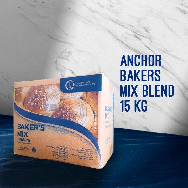 

Anchor Baker Mix ( 15 kg ) Bakers Butter Mentega Campuran Margarin Margarine Blend