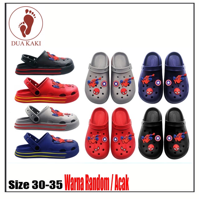 Dua Kaki 231 Size 30-35 Sandal Baim Bakpao Selop KaretKarakter Anak Laki