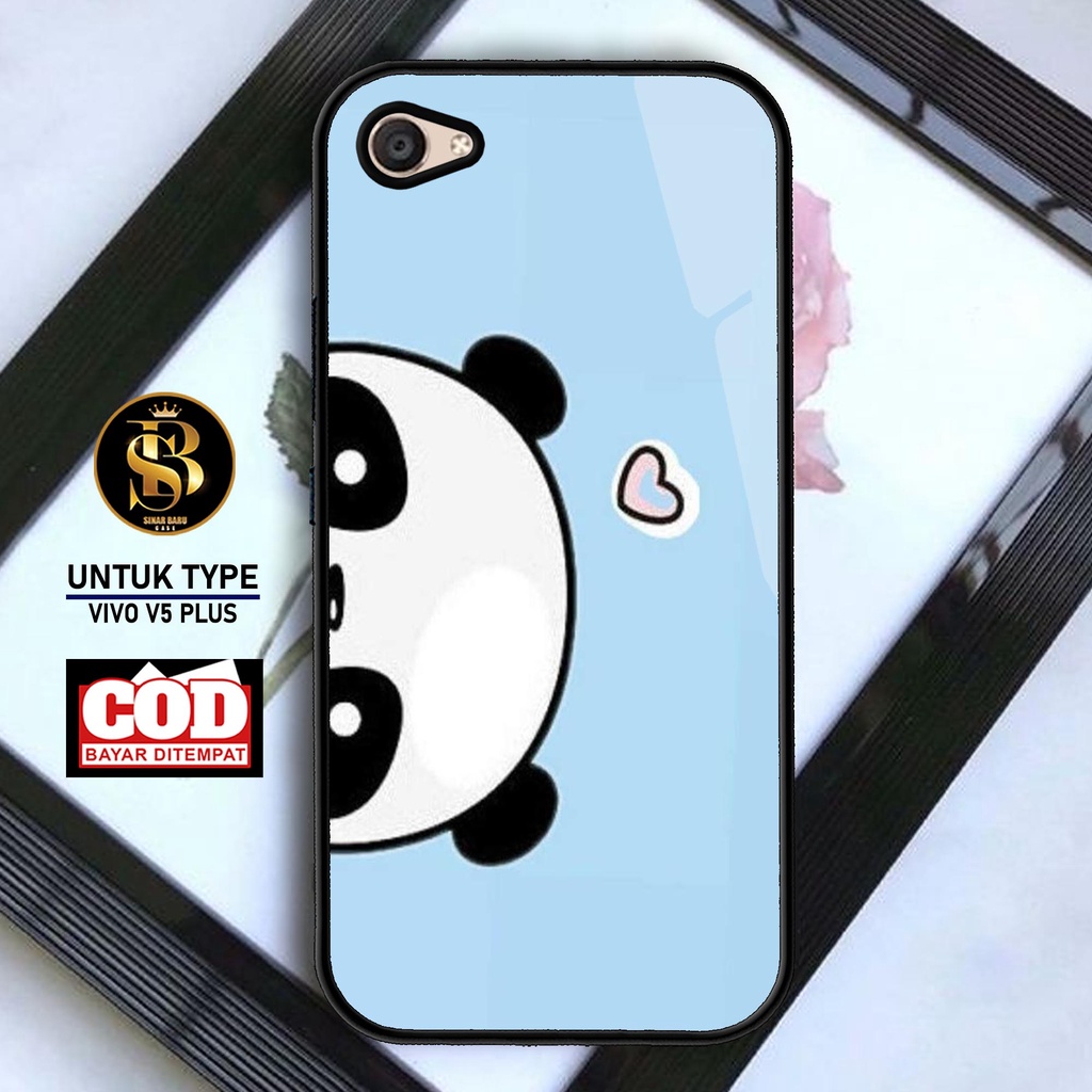 Sinar Baru Case Vivo V5 Plus  Terbaru [ MOtif P4nd4] Softcase Vivo - Hardcase Vivo - Casing Hp Vivo 