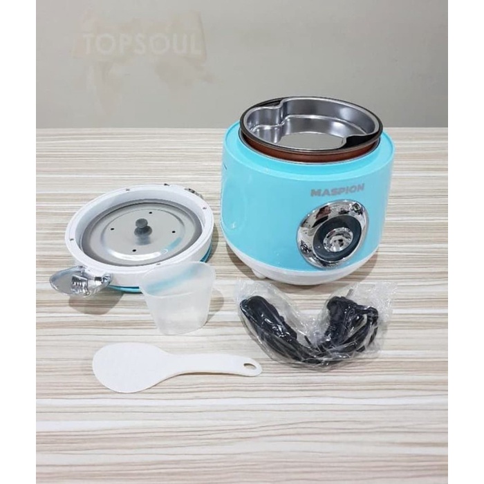 Maspion Rice Cooker Kecil Travel Cooker Mini 0.5Liter MRJ053 MRJ 053 ORIGINAL
