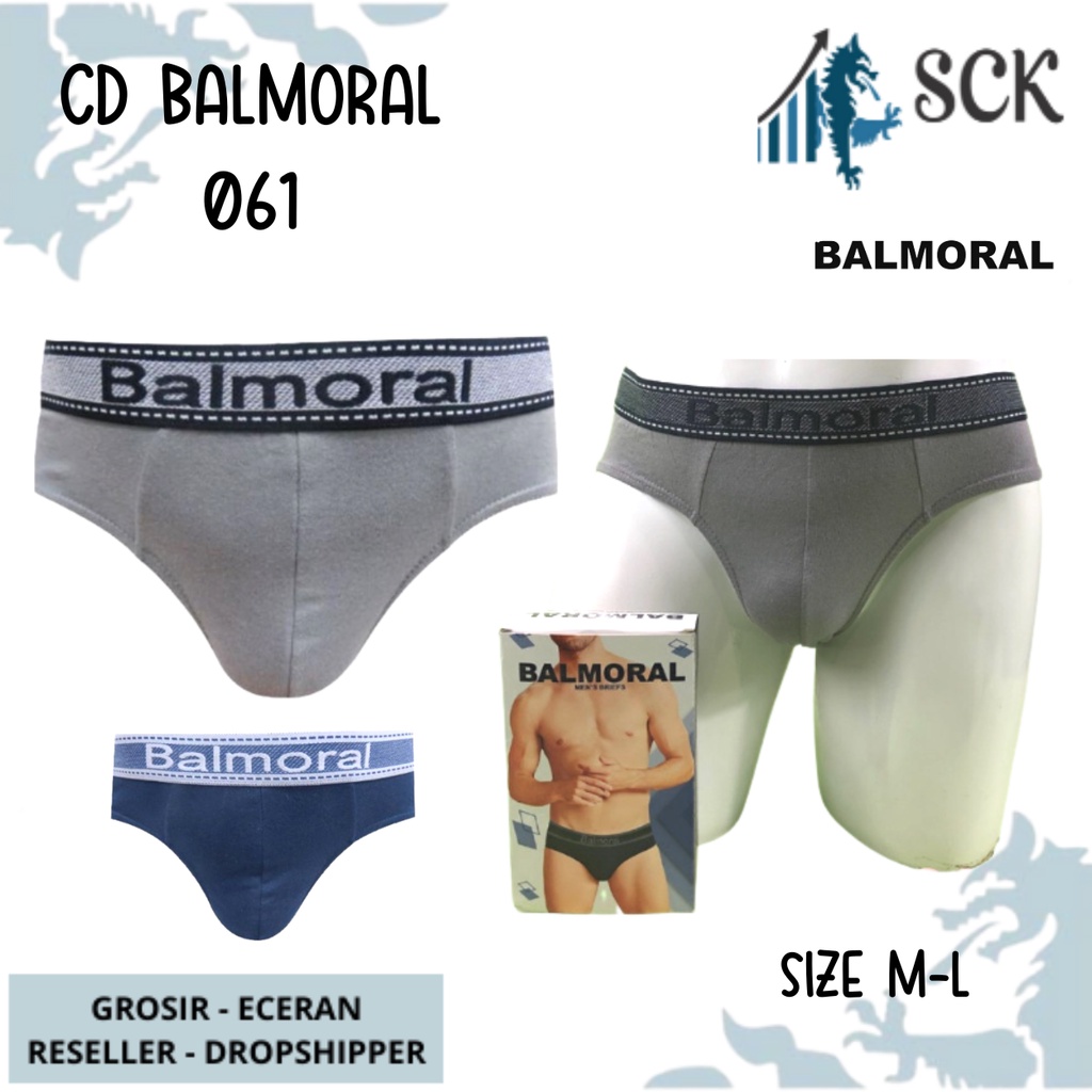 [ISI 3] CD BALMORAL 061 / Pakaian Dalam Pria / Celana Dalam Cowok Laki-Laki - SCKMENWEAR GROSIR