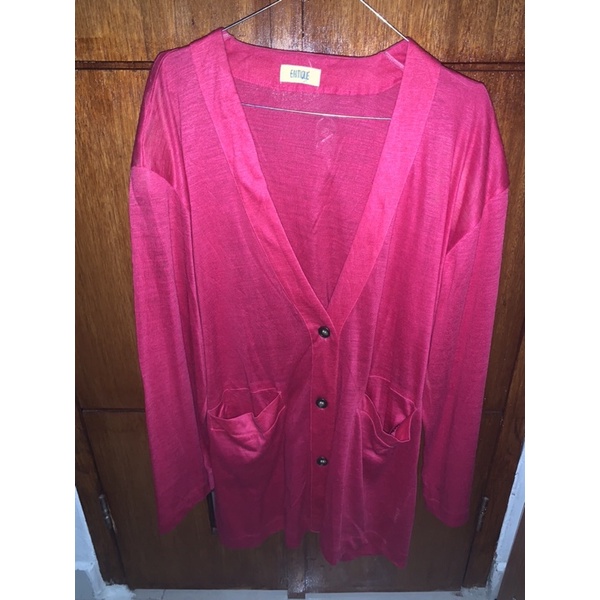 Cardigan Fuschia (Oversize)
