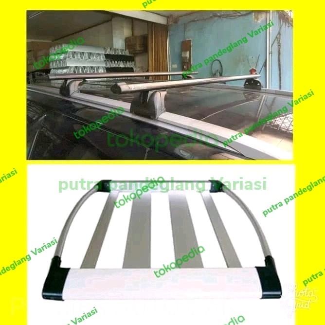Roof Rack Atas Mobil + Cross Bar All New Rush/ Terios Merek Platinum