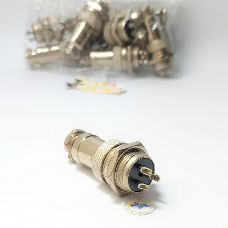 CONNECTOR CB 3 PIN | Jack Konektor CB 3 PIN Besi