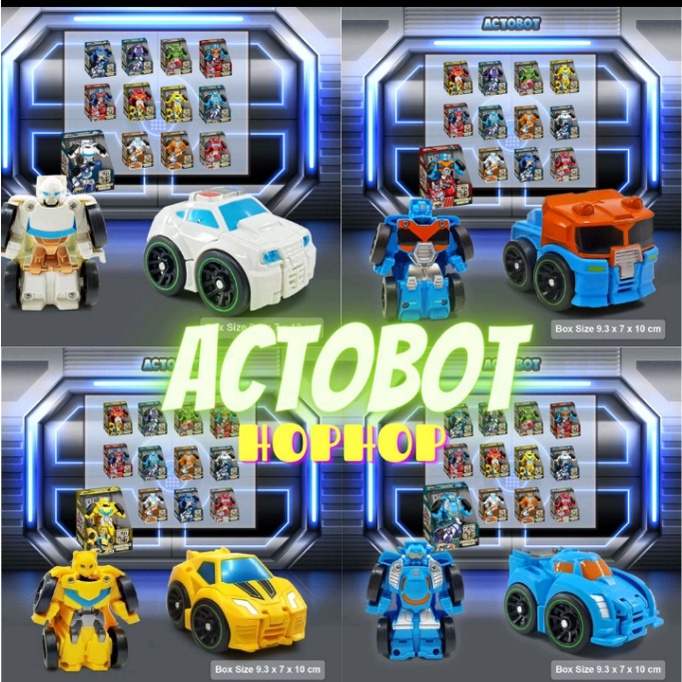 Promo Mainan Robot Actobot Rhino Transformer Robocar