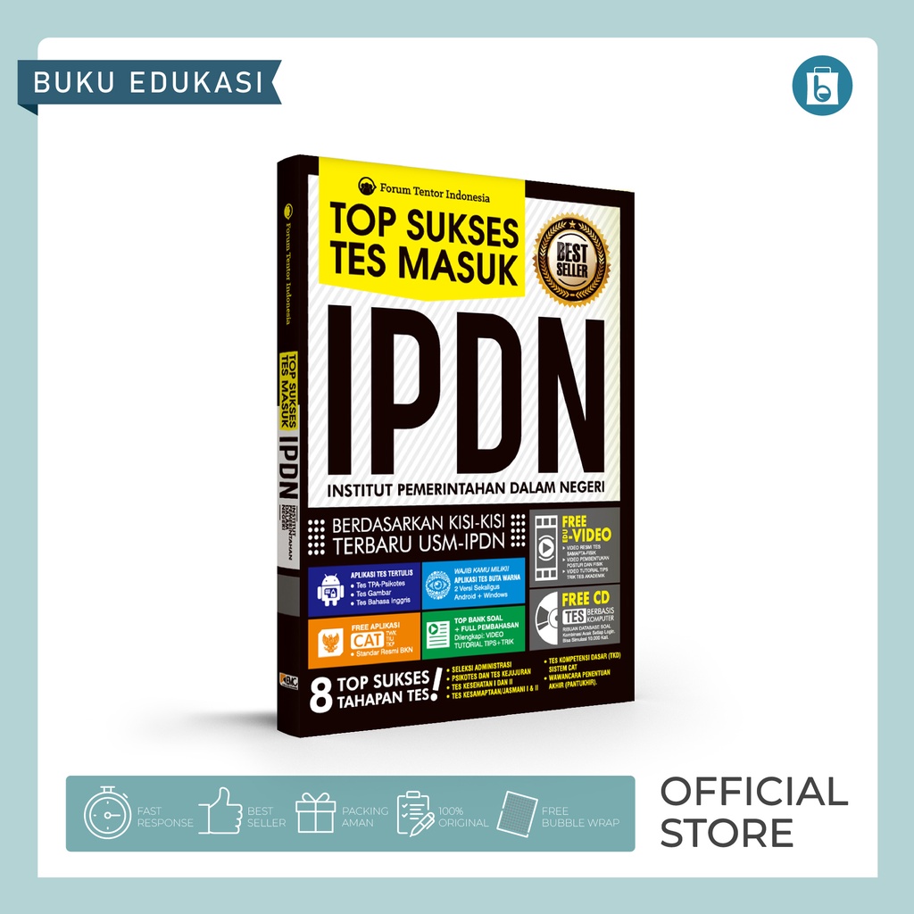 BUKU IPDN : TOP SUKSES TES MASUK IPDN