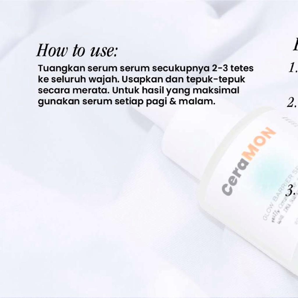 NEW SERIES BY PRETTYWELL !!! CERAMON GLOW BARRIER SERUM