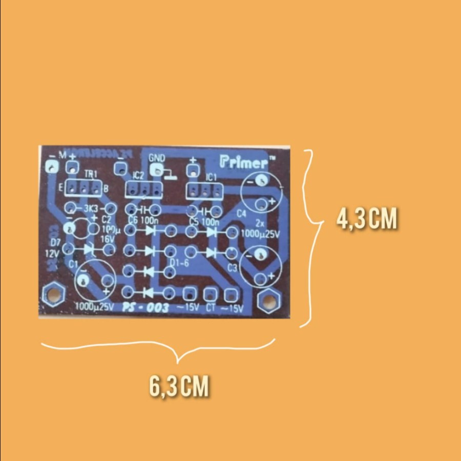 PCB Unit Power Supply Pre Head Acceleron (PS 003)