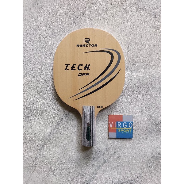Reactor CK 2 Carbon handle CS kayu blade bet pingpong 100%Original