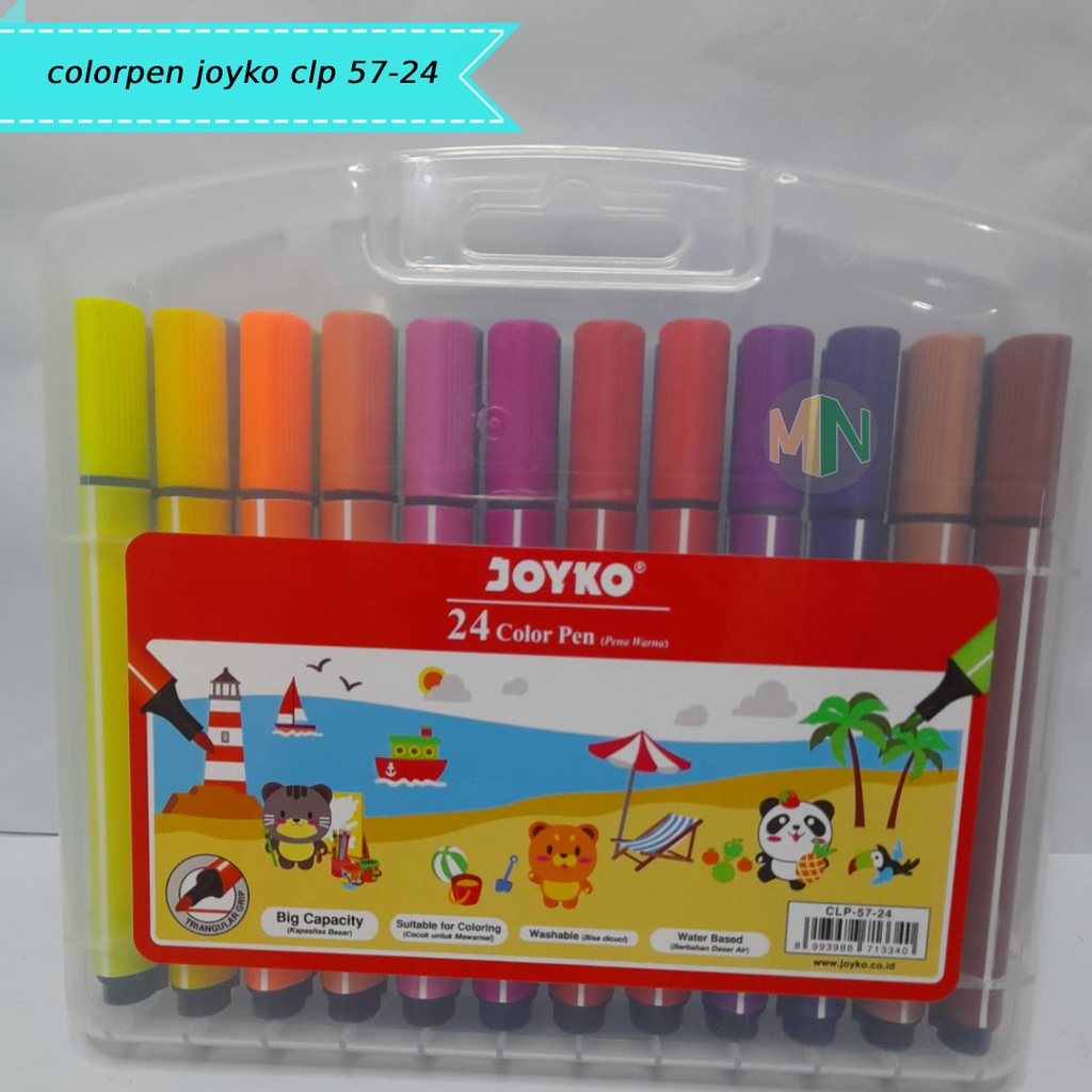 

Color Pen Pulpen Pena Warna Joyko CLP 57-24 Warna Colors Spidol Warna