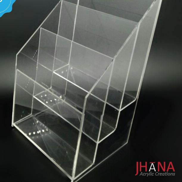 

✨MEN SALE✨ Acrylic Tempat Brosur A5 / TB40A5 / Akrilik Standing Brosur / Display Brosur 3 Susun 