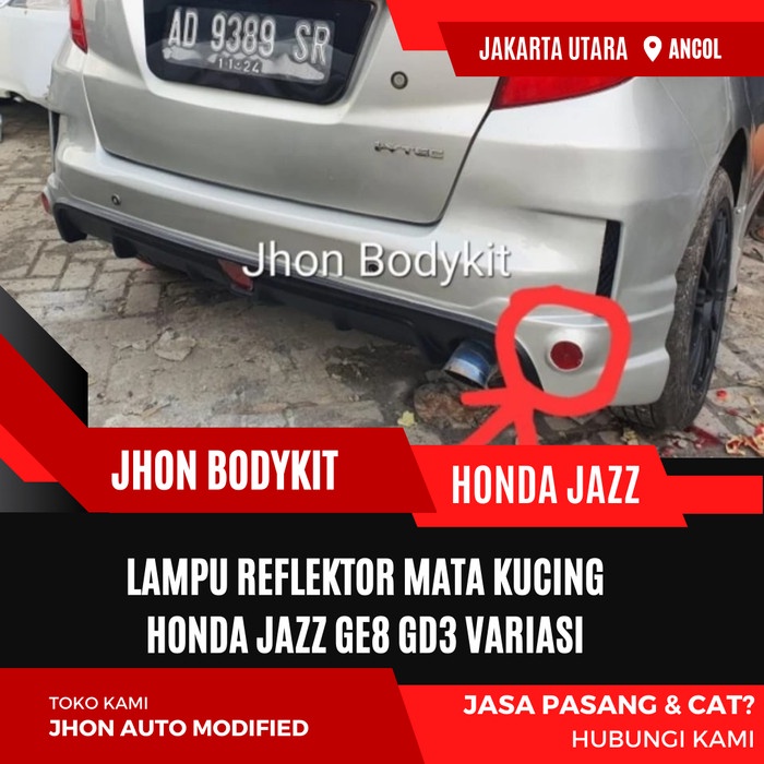 LAMPU REFLEKTOR MATA KUCING HONDA JAZZ GE8 GD3