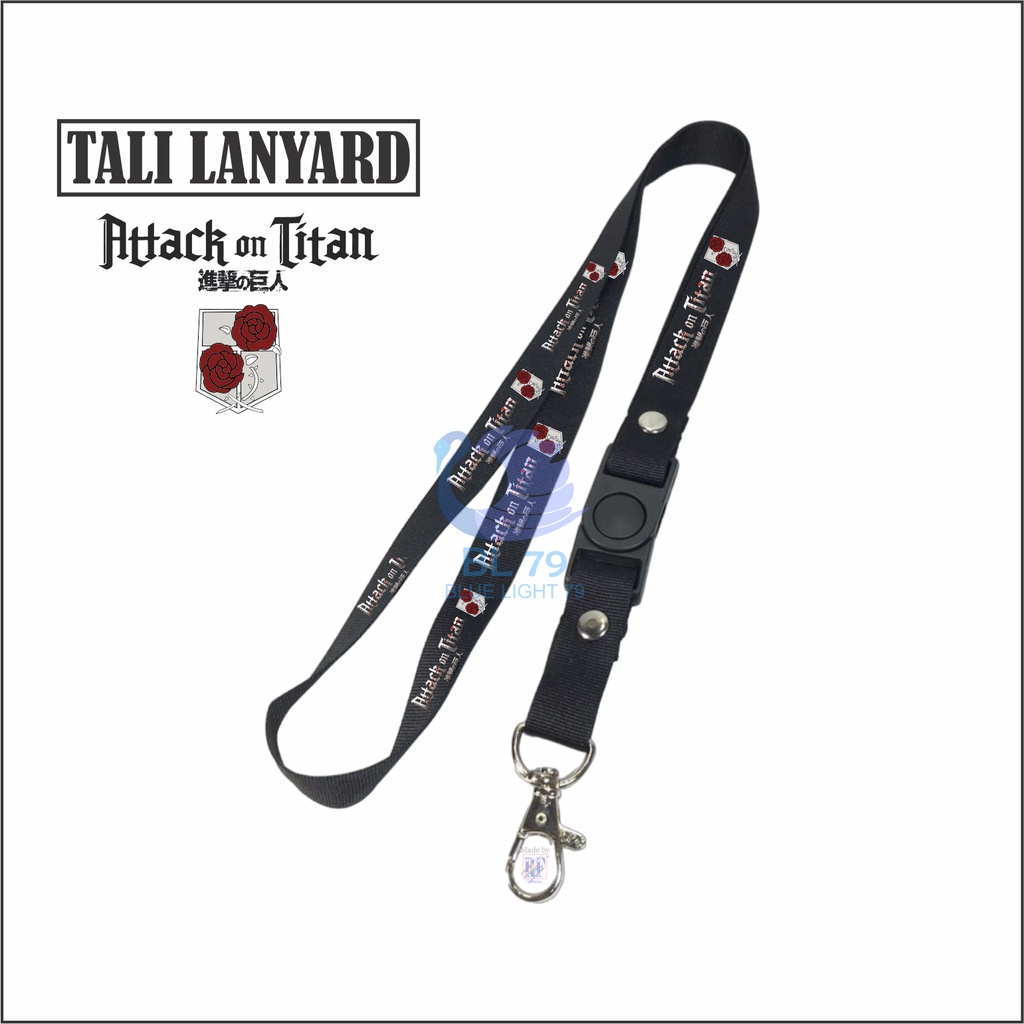 

TALI LANYARD AOT ATTACK ON TITAN | SINGEKI NO KYOJIN LOGO LANYARD ANIME AOT TEAM MILITARY POLICE SCOUTING LEGION GARRISON STATIONARY TROOPS GANTUNGAN ID CARD/GANTUNGAN KUNCI/GANTUNGAN HP BEST SELLER