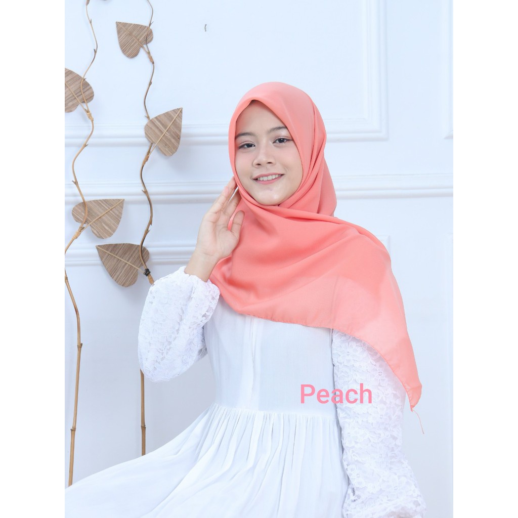 TOP MURAH / KERUDUNG Bella square / hijab segi empat 50 warna TERLENGKAP / kerudung kekinian / laudy