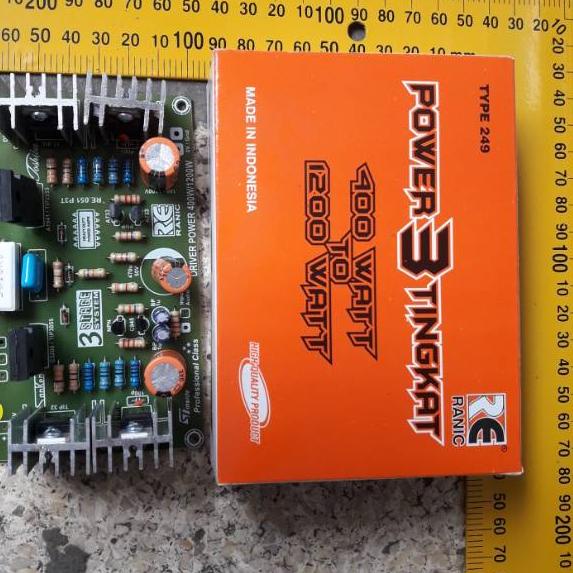◙ Kit driver power 3 tingkat sound system audio ampli rakitan amplifier elektronik ☺