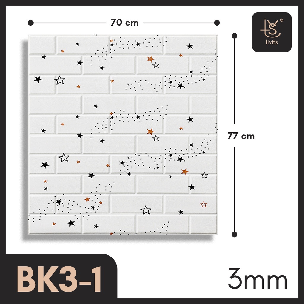 WALLPAPER BATA MOTIF ANAK XPE FOAM | 3D WALLFOAM | WALLFOAM STICKER ANAK