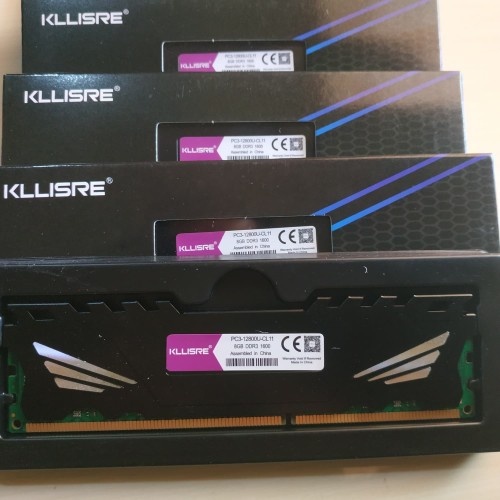 Memory RAM PC3 4GB & 8GB DDR3 LongDIMM PC12800 HeatSink