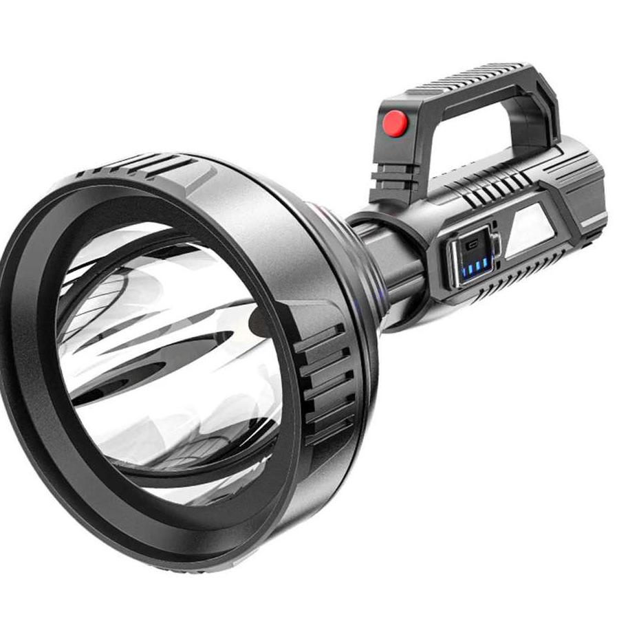 murah Senter Tangan Besar Senter Tangan Jumbo Pocketman Senter LED Waterproof USB Recharge Cree XPE 