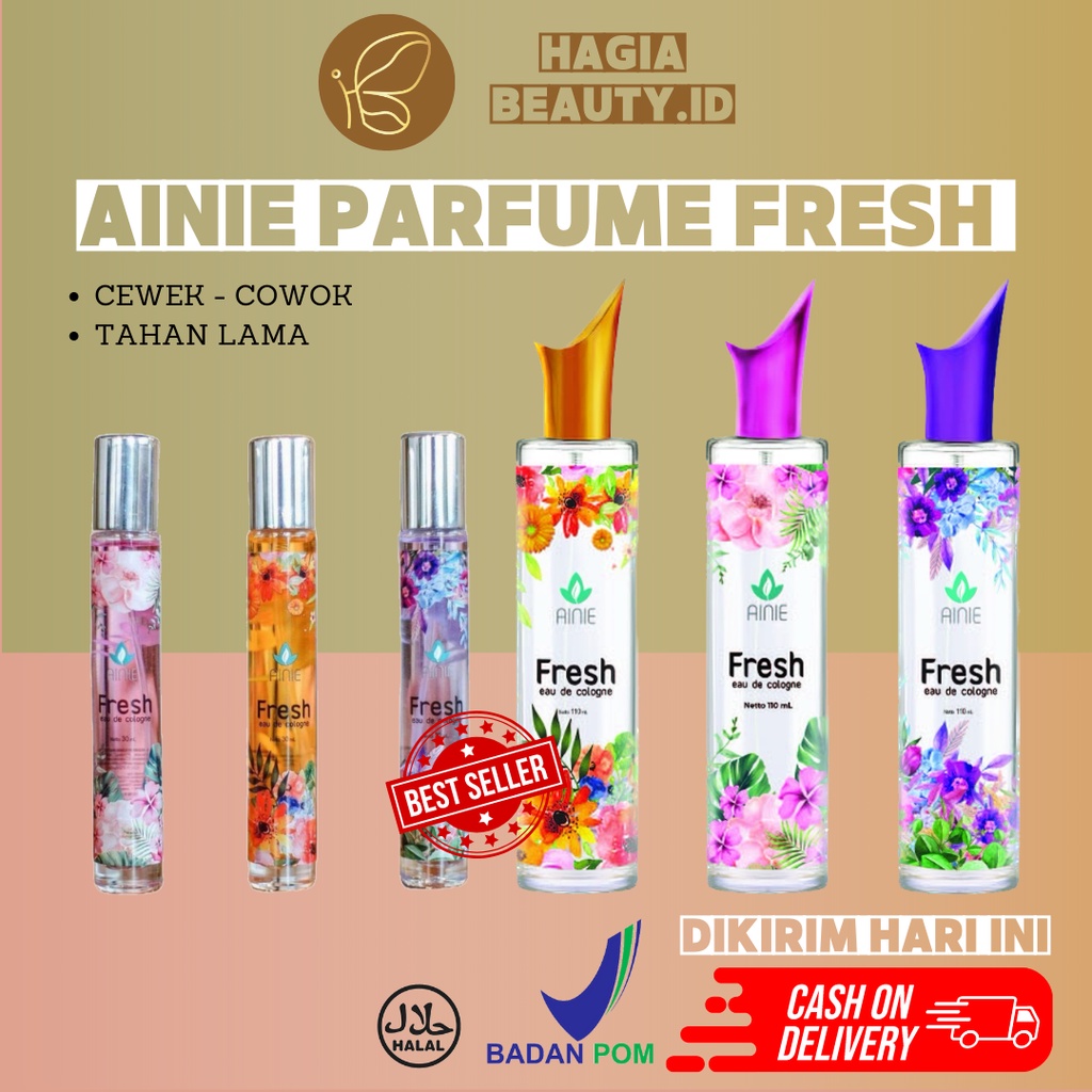 BEST SELLER - Parfum Wanita Ainie Fresh Lembut Tahan Lama (30ml)