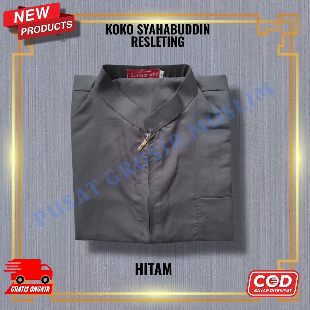 Koko Syihabudin Yamani Resleting, baju koko syahabuddin Hitam Series