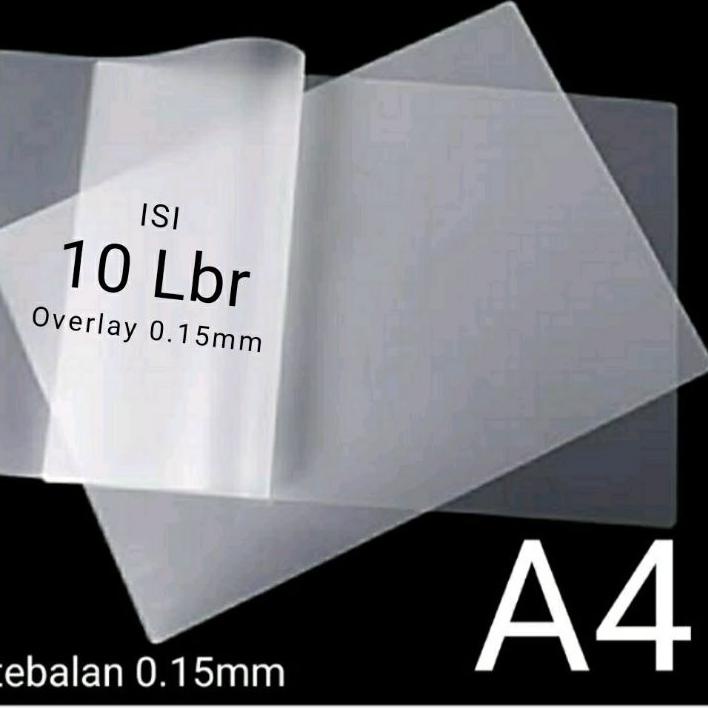 

✨COD✨ 10 Pcs OVERLAY PRINTING INKJET. Kertas print inkjet untuk lapisan PVC ID CARD ketebalan 0.15mm 