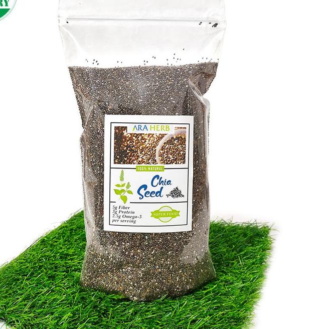 

☪ Organic Black Chia Seed Mexico 1 kg Original Product ARA HERB ♥