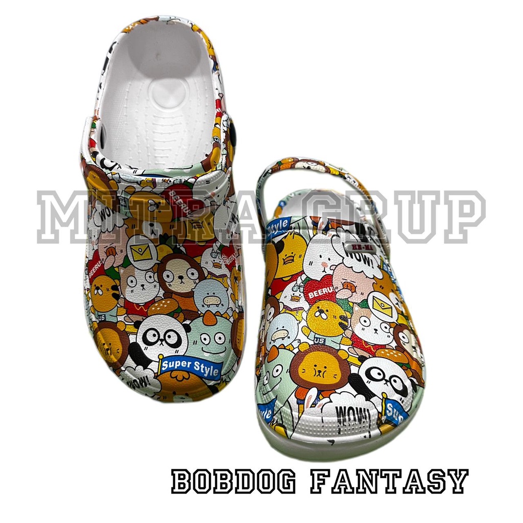 MS - 9231AA Sendal Karakter EVA Anak Laki Laki Dan Perempuan Sandal Main Unisex/Sandal Santai Kartun Sendal Lucu Anti Licin