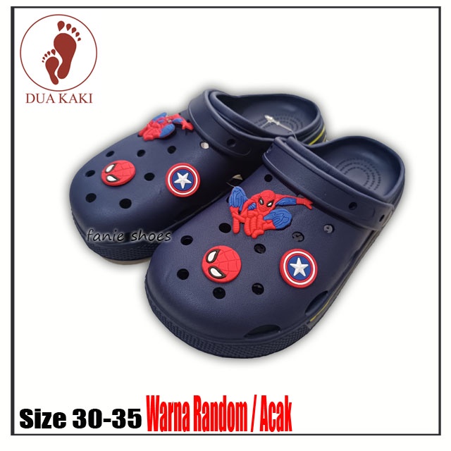 Dua Kaki 231 Size 30-35 Sandal Baim Bakpao Selop KaretKarakter Anak Laki