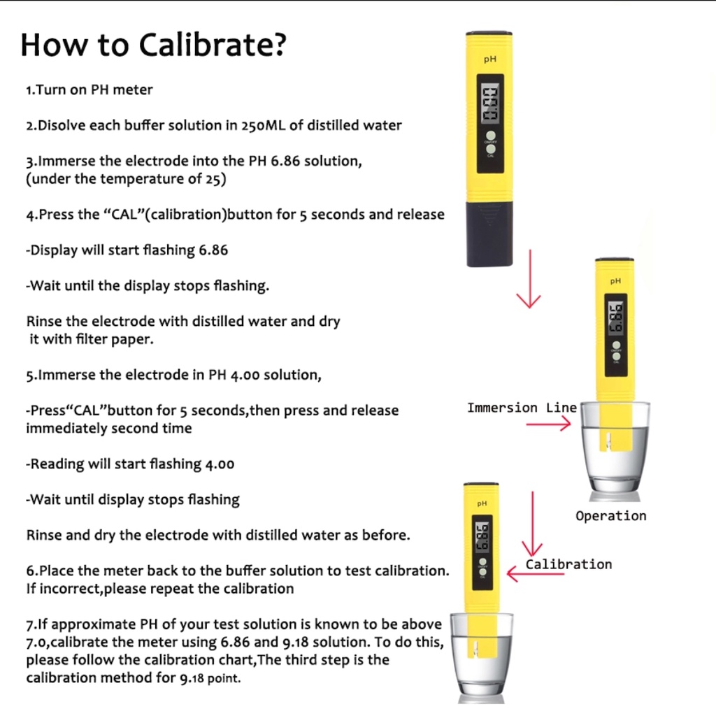 DIGITAL PH METER TES KUALITAS AIR AQUARIUM KOLAM RENANG 0 - 14 PRESISI DIGITAL LCD