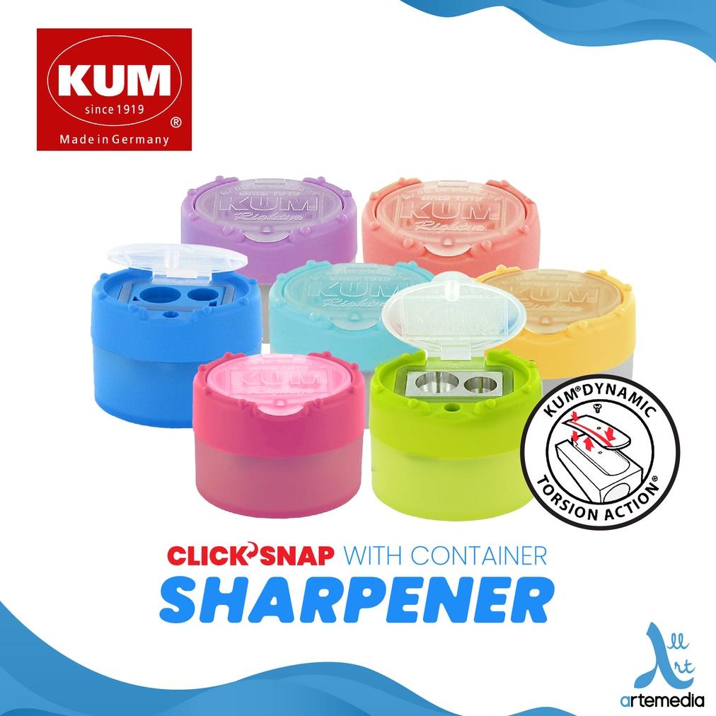 

Rautan Pensil KUM Sharpener Click Snap Container