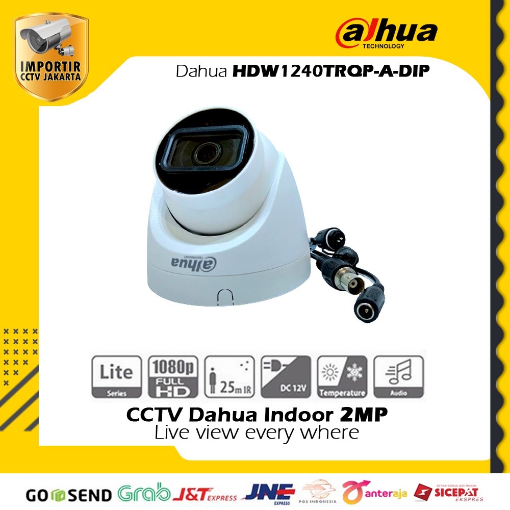 CCTV DAHUA  Indoor 2MP HAC-HDW1240TRQP-A-DIP ICJ