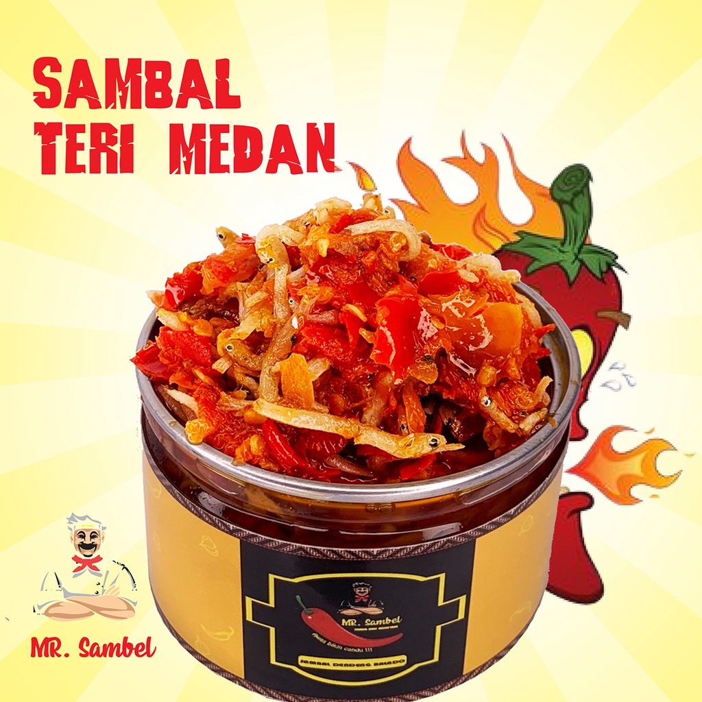 

MR. Sambel Sambal Teri Medan Sambal Rumahan Enak Best Seller Bisa Bayar Ditempat