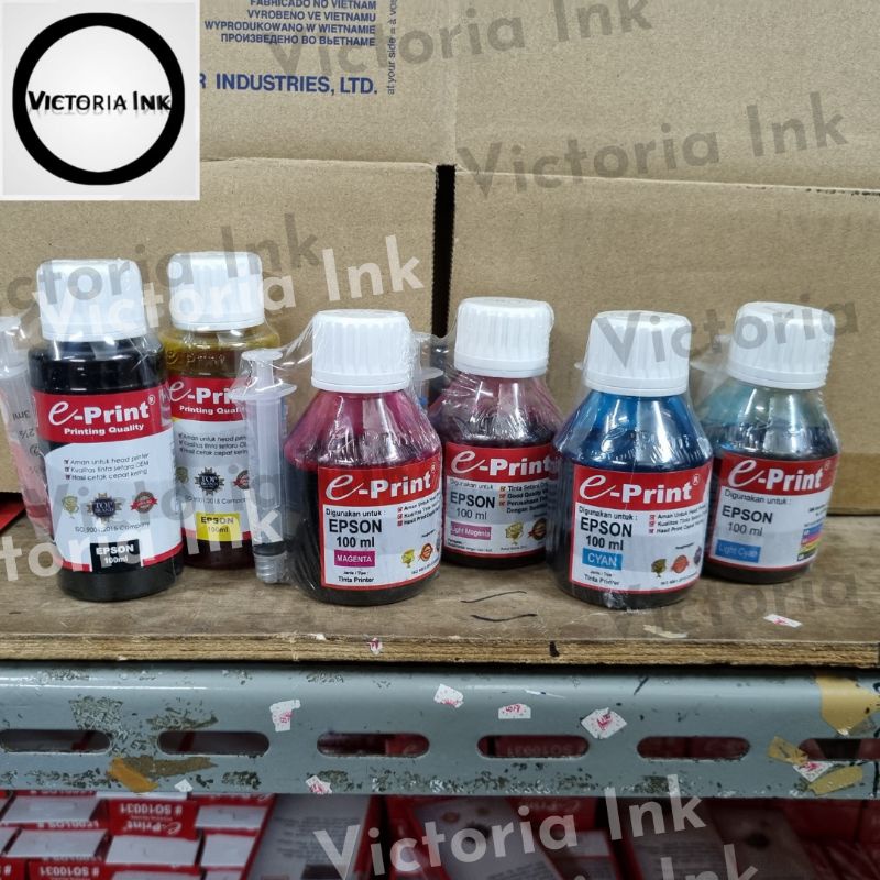 Tinta Refill Epson Eprint 100ml Refill Eprint 100ml Untuk Printer Epson