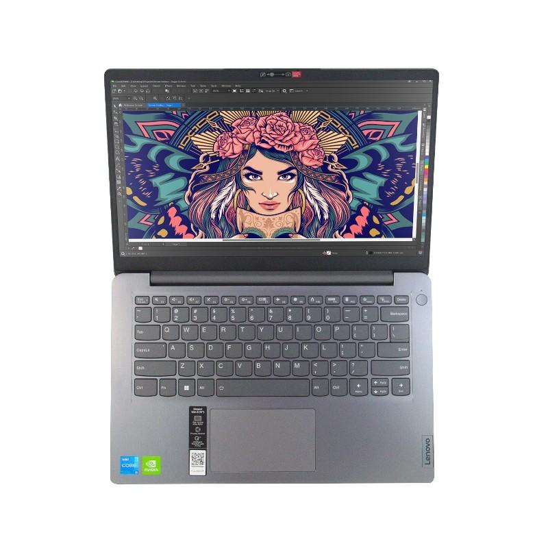 LAPTOP GAMING GARANSI RESMI - LENOVO IDEAPAD SLIM 3 14ITL6-GFID - CORE I5-1155G7 - RAM 8GB - SSD 512GB - NVIDIA GEFORCE MX350 2GB - 14&quot; FHD ANTI GLARE - ARCTIC GREY - WINDOWS 11 + OHS - BONUS TAS