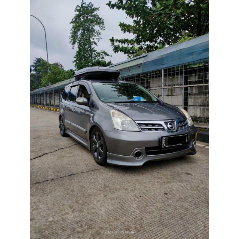 Roof box grand livina semua tahun model slim sporty