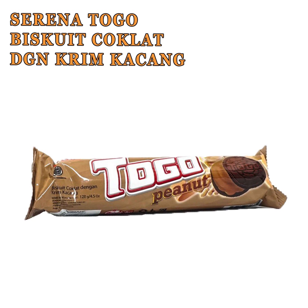 TOGO SERENA BISKUIT COKLAT DENGAN KRIM COKLAT 128g