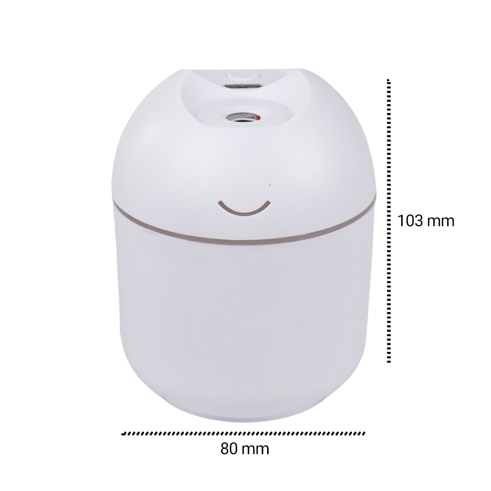 Humidifier Aromatherapy Mini Air LEDLight 250ml USB Essensial Diffuser