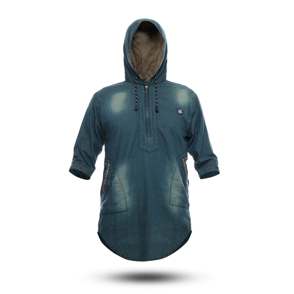 KURTA JEANS HOODIE | BIOTHINK | GREEN