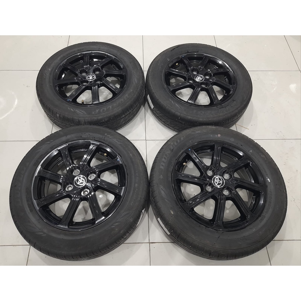 Velg Bekas Original AGYA GR R14 + Ban 175 65 Ring 14 oem seken mulus