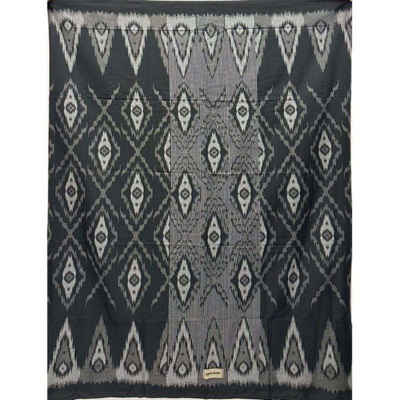 sarung tenun gajah duduk asia kembang khusus hitam/sarung original premium