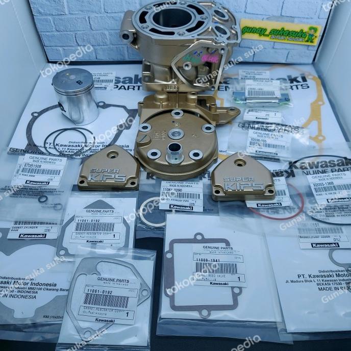 Blok Head PDK Gold BW Set Ninja R SS RR Original Kawasaki Thailand