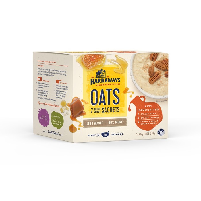 

[Ready Stock] Harraways Instant Oats Kiwi Favourites 315gr