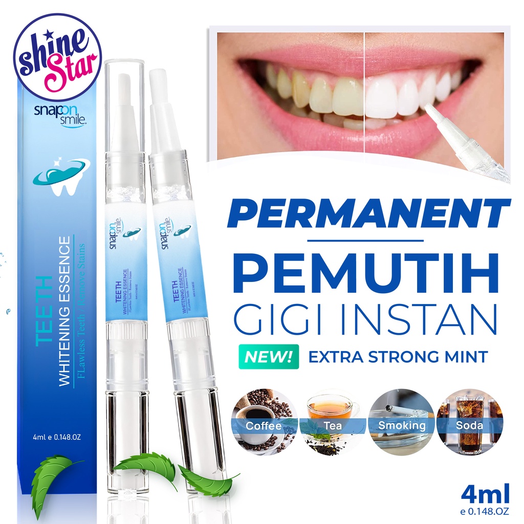 Snap On Smile Teeth Penn Whitening Essence Pemutih Gigi flawless teeth / remove stains