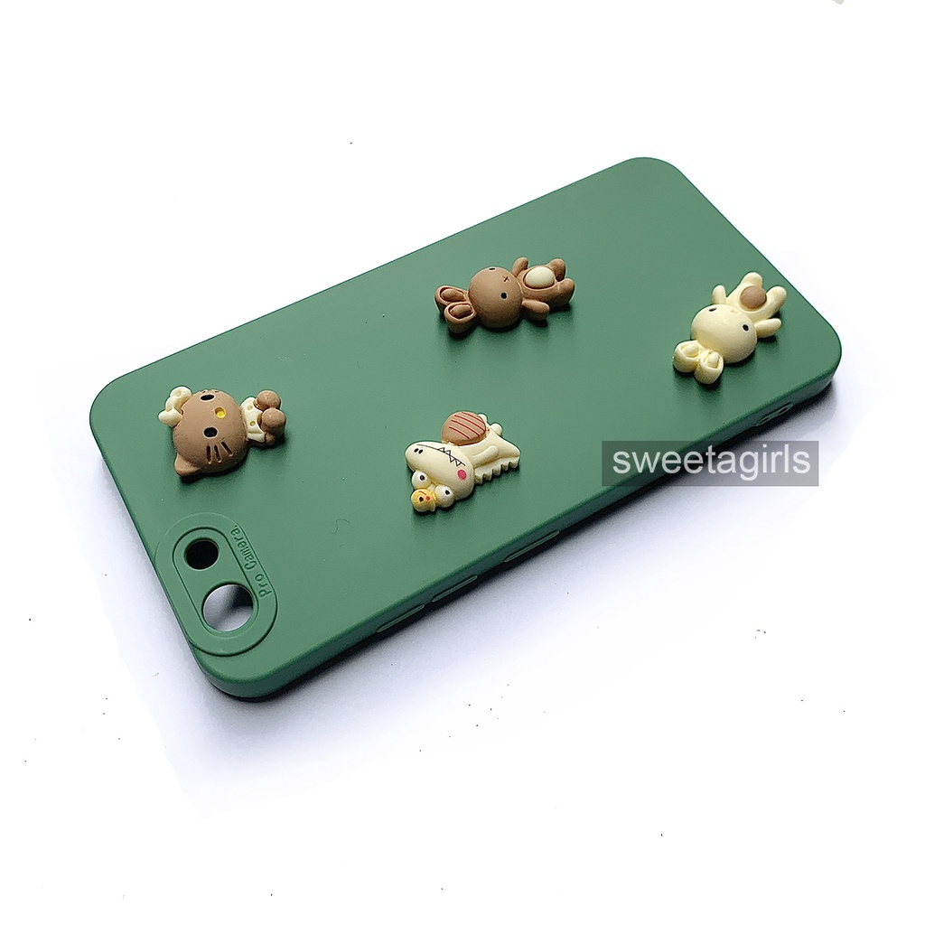 Softcase boneka 3D untuk Vivo Y53 ( 1606 )  - Sweetacase.id - Casing Lucu - Kesing Cewek - Casing Lembut - Aksesoris Boneka Timbul - Case Bening - Lucu - Gemoy  Transparan dengan Timbul