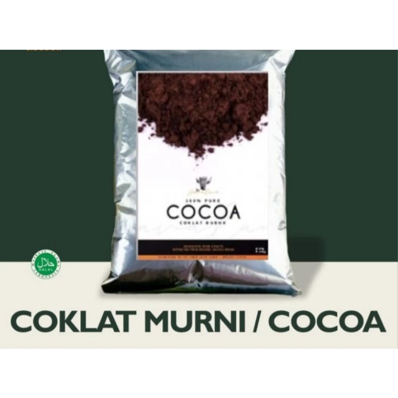 pure cocoa powder bubuk coklat murni asli 1 kg