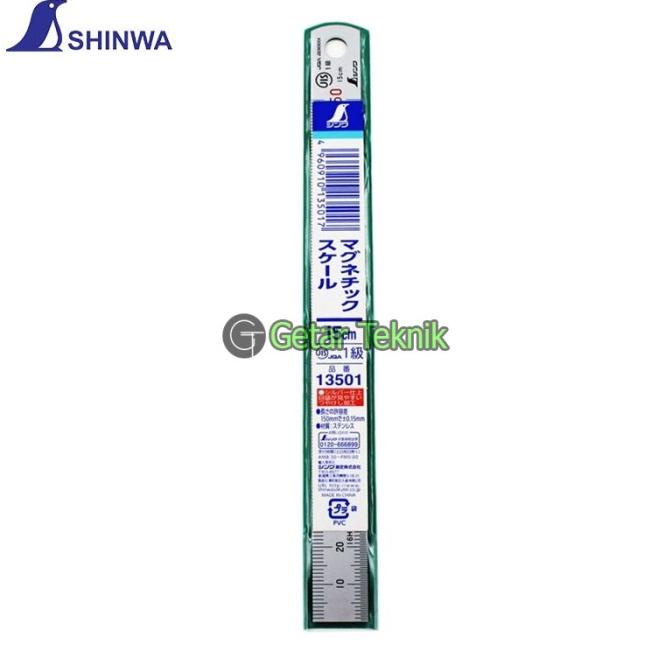 

Shinwa 13501 Metric Rule Magnetic Scale 150Mm Penggaris Besi
