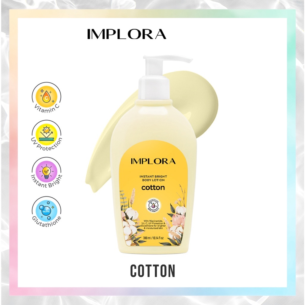 IMPLORA Instan Bright Body Lotion 300mL