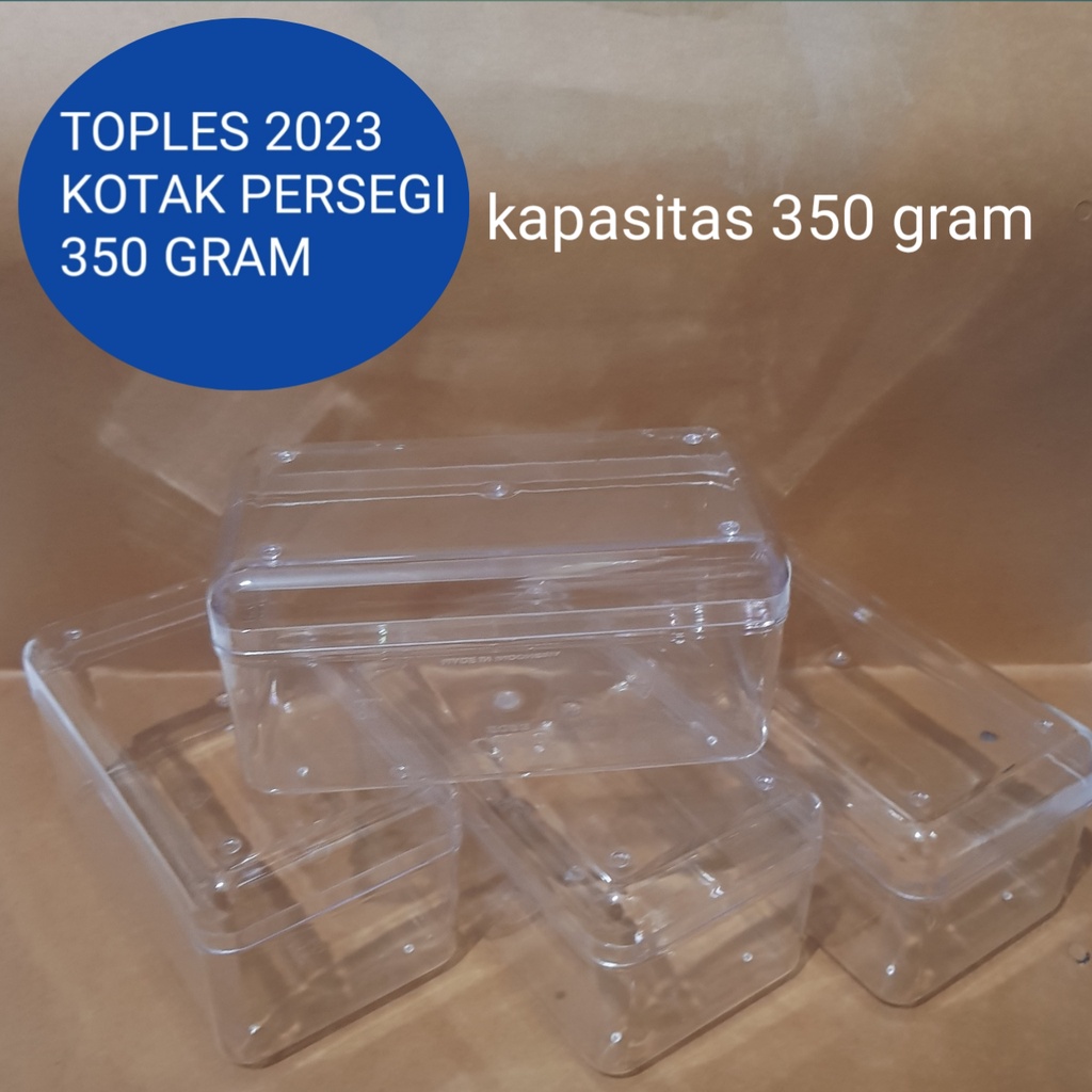 TOPLES KUE KAPASITAS 250 GRAM / 350 GRAM / TOPLES PLASTIK BENING  / LUSIN