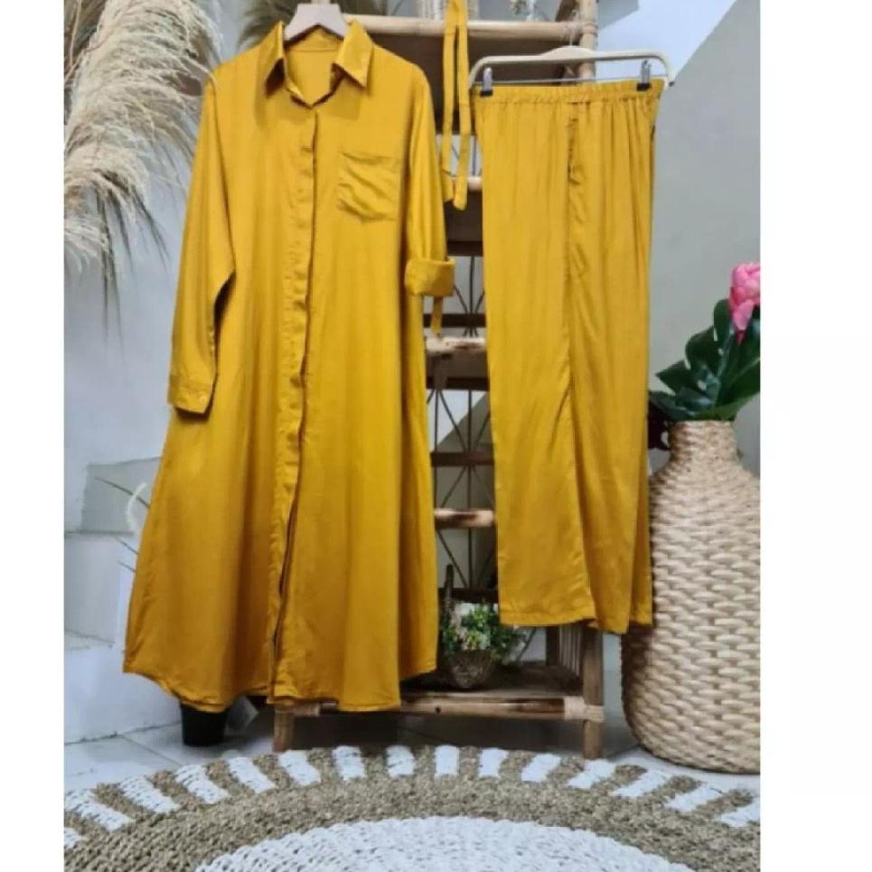 [ART. 1941] ONE SET LONG TUNIK JUMBO POLOS // ONE SET RAYON TERLARIS